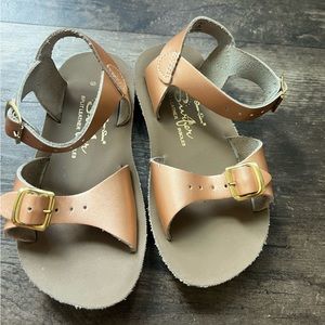 Toddler 9 Kids Saltwater Sandal rose gold